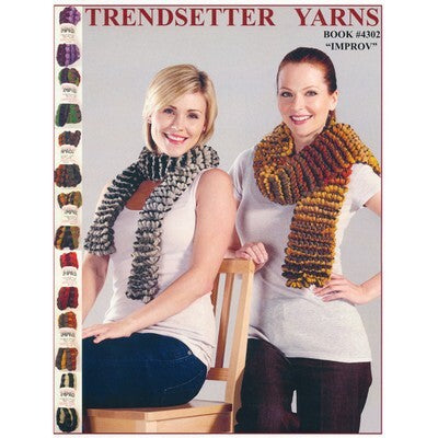 Trendsetter Yarns 4302 Improv Knitting Pattern