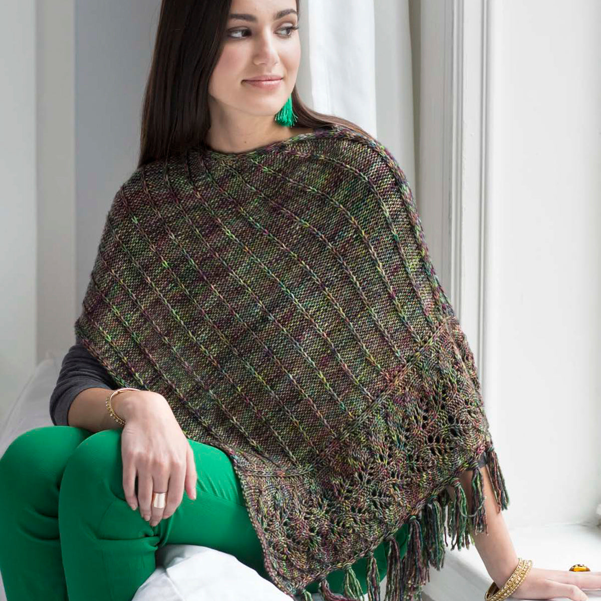 Malabrigo Iris Cape Knitting Pattern