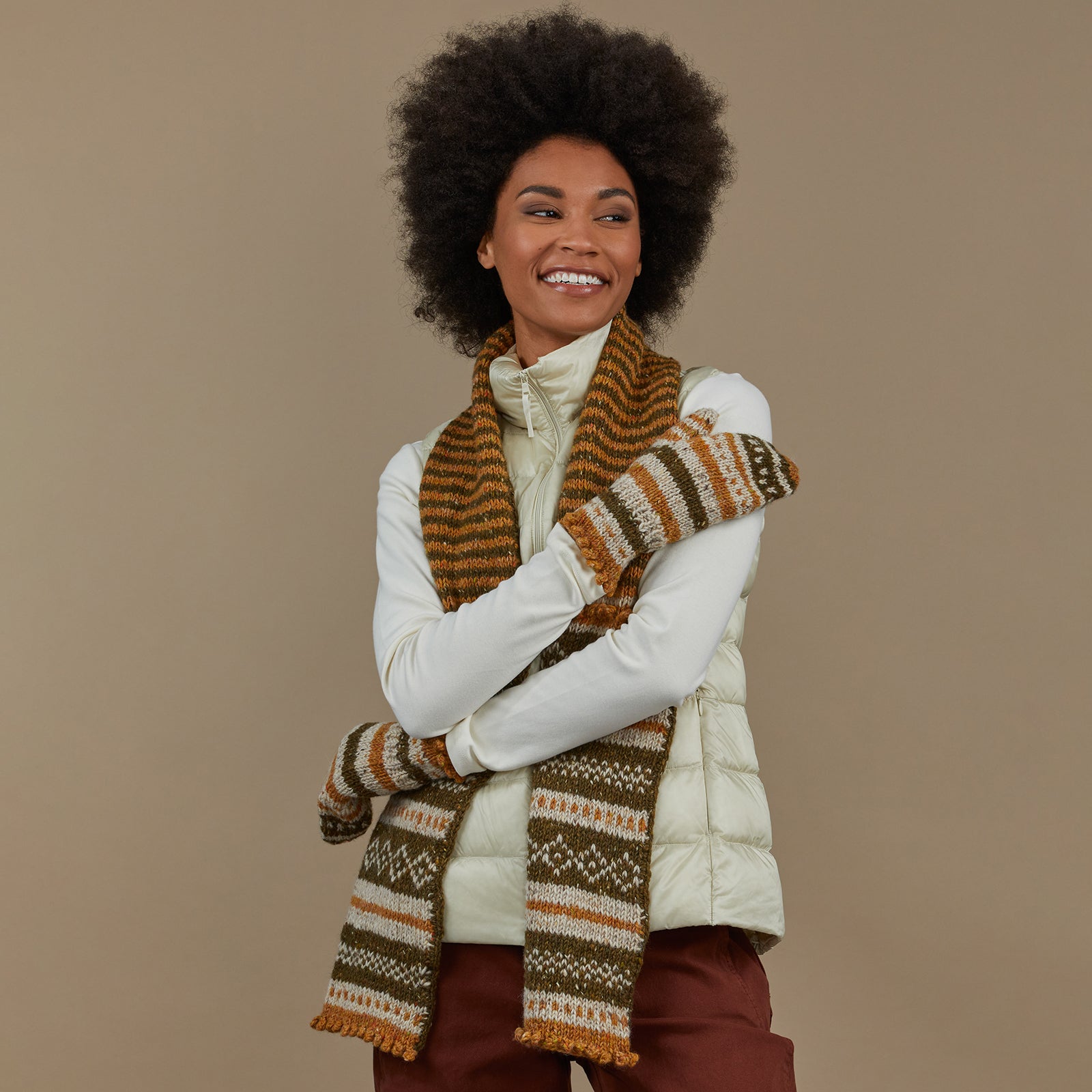 Tahki Yarns Carson City Hat & Scarf Knitting Pattern