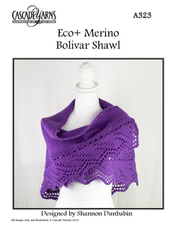 Cascade Yarns A323 Bolivar Shawl (Free)