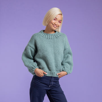 Paintbox Yarns Easy Everyday Sweater (Free)
