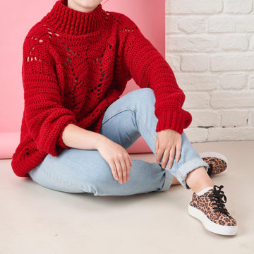Leaf Stitch jumper