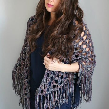 Shimmer Triangle Shawl