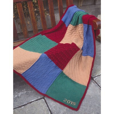 Plymouth Yarn 656 Worsted Merino Superwash Sampler Afghan
