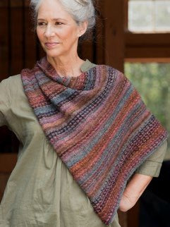 Berroco Broderie Wrap Knitting Pattern