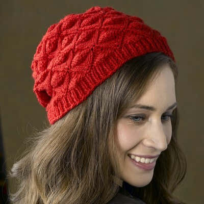 Valley Yarns Hearts of Oak Hat Knitting Pattern