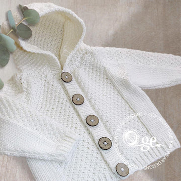Baby Cardigan with Hood - P062
