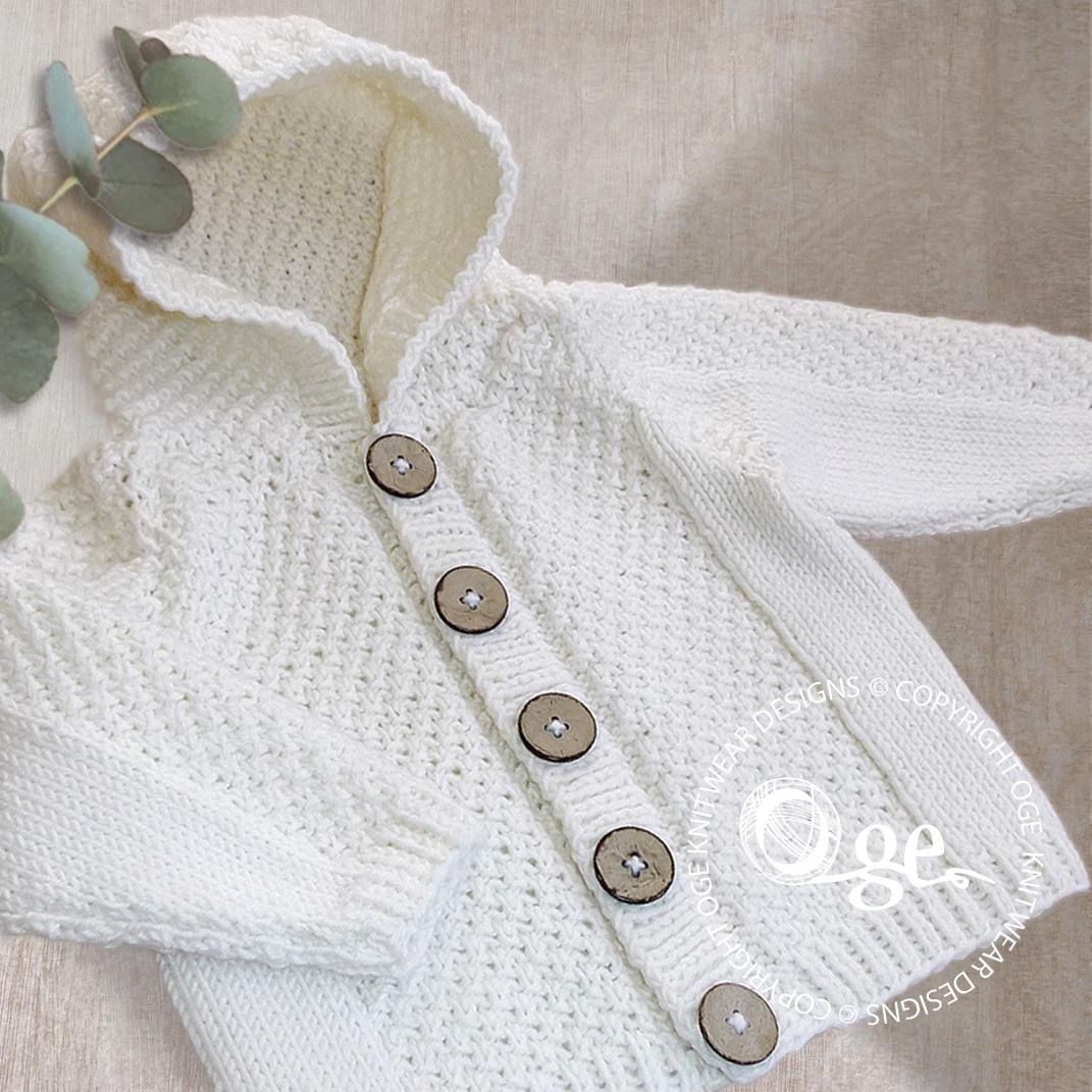 Baby Cardigan with Hood - P062