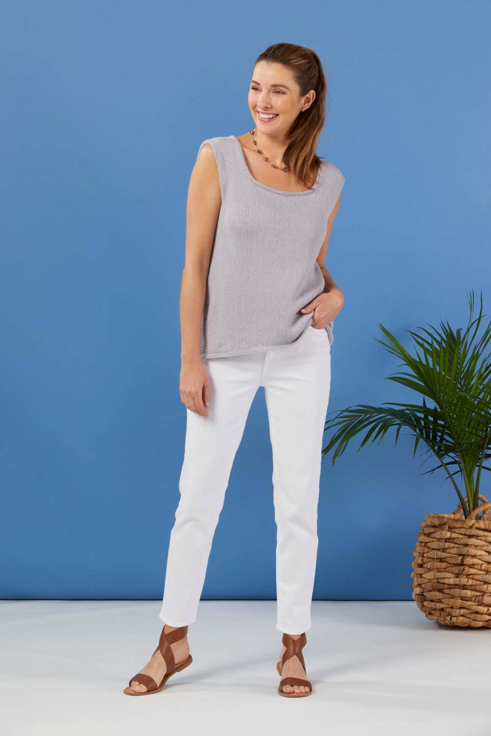 Valley Yarns Bonita Springs Slipover Knitting Pattern