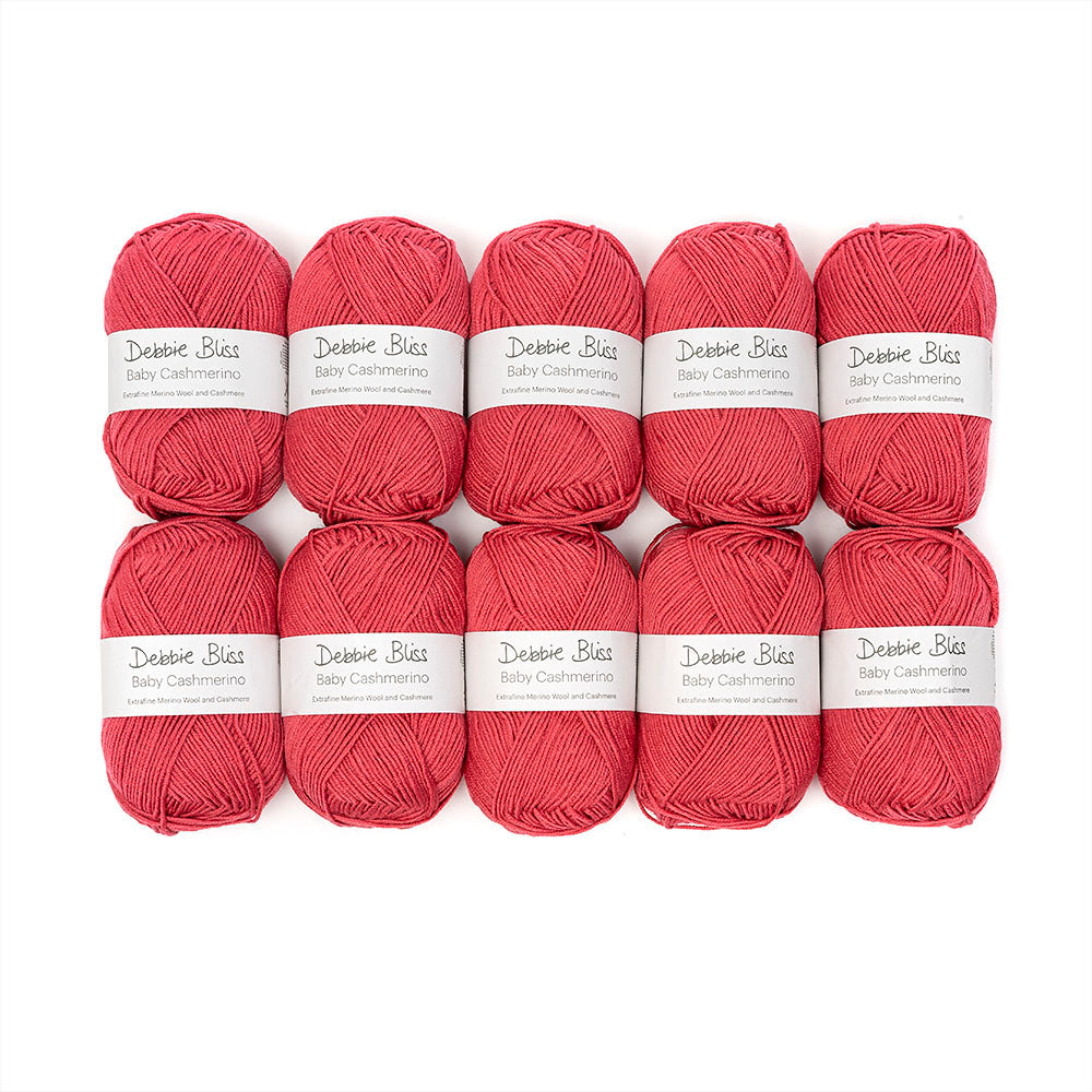 Debbie Bliss Baby Cashmerino 10 Ball Value Pack Yarn - Merino Wool Sport
