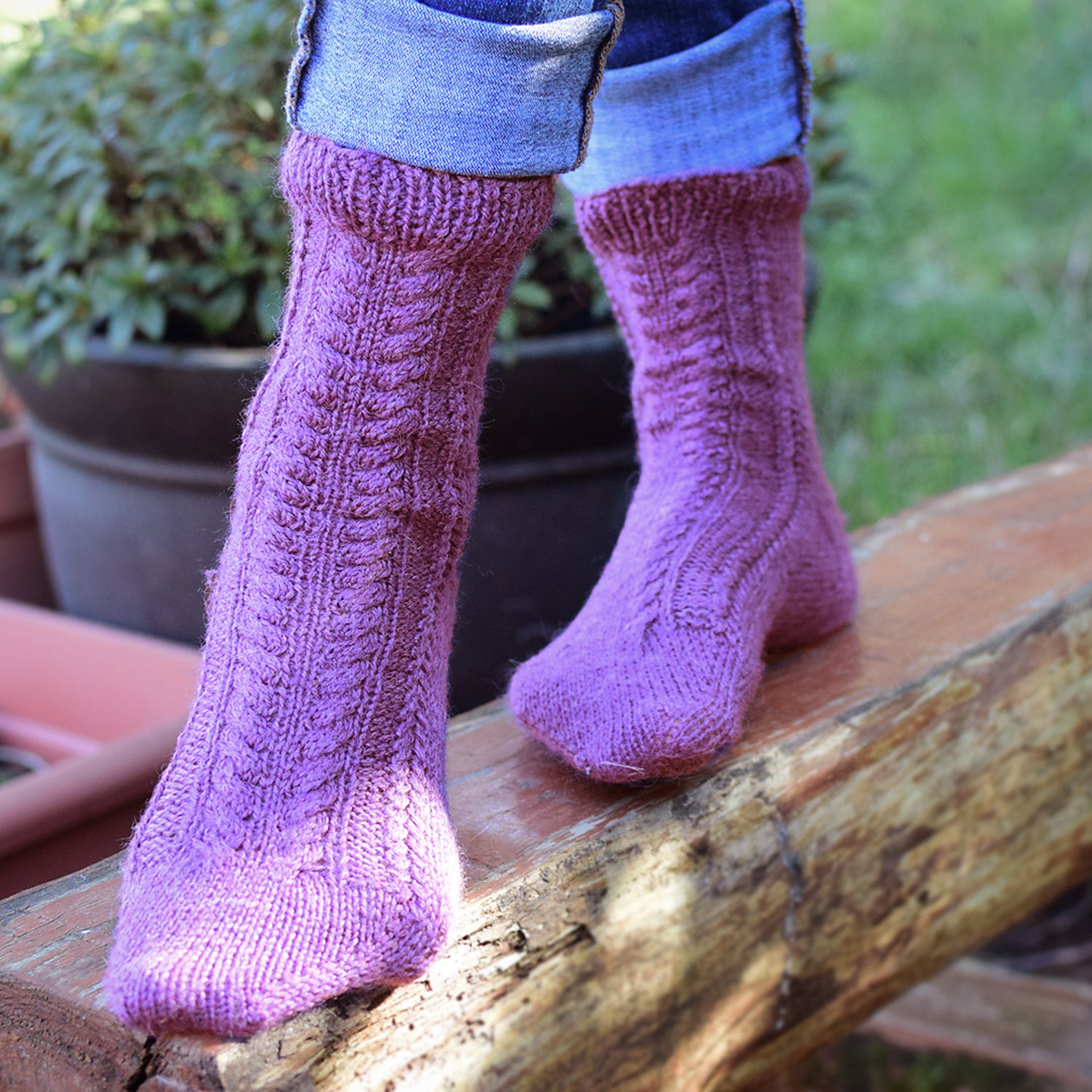 Skacel Beatroot Socks Knitting Pattern