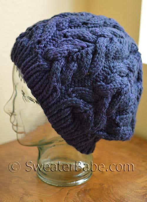 #121 Sumptuously Cabled Hat