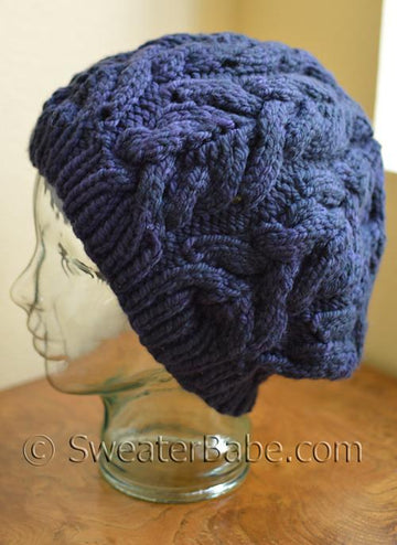 #121 Sumptuously Cabled Hat
