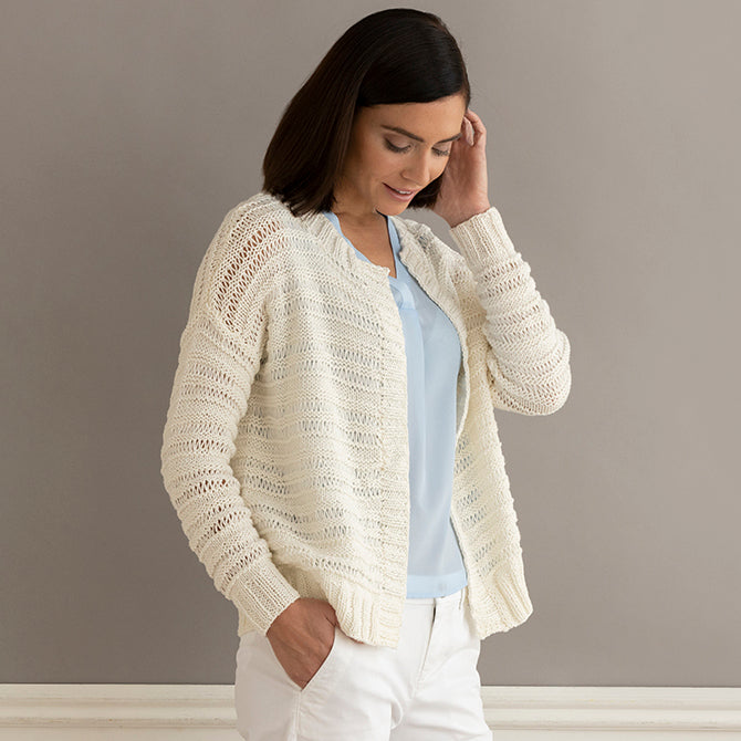 String Patti Cardigan Knitting Pattern