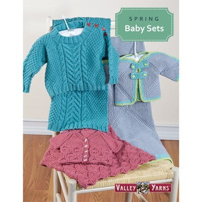 Valley Yarns Spring Baby Sets eBook Knitting Pattern