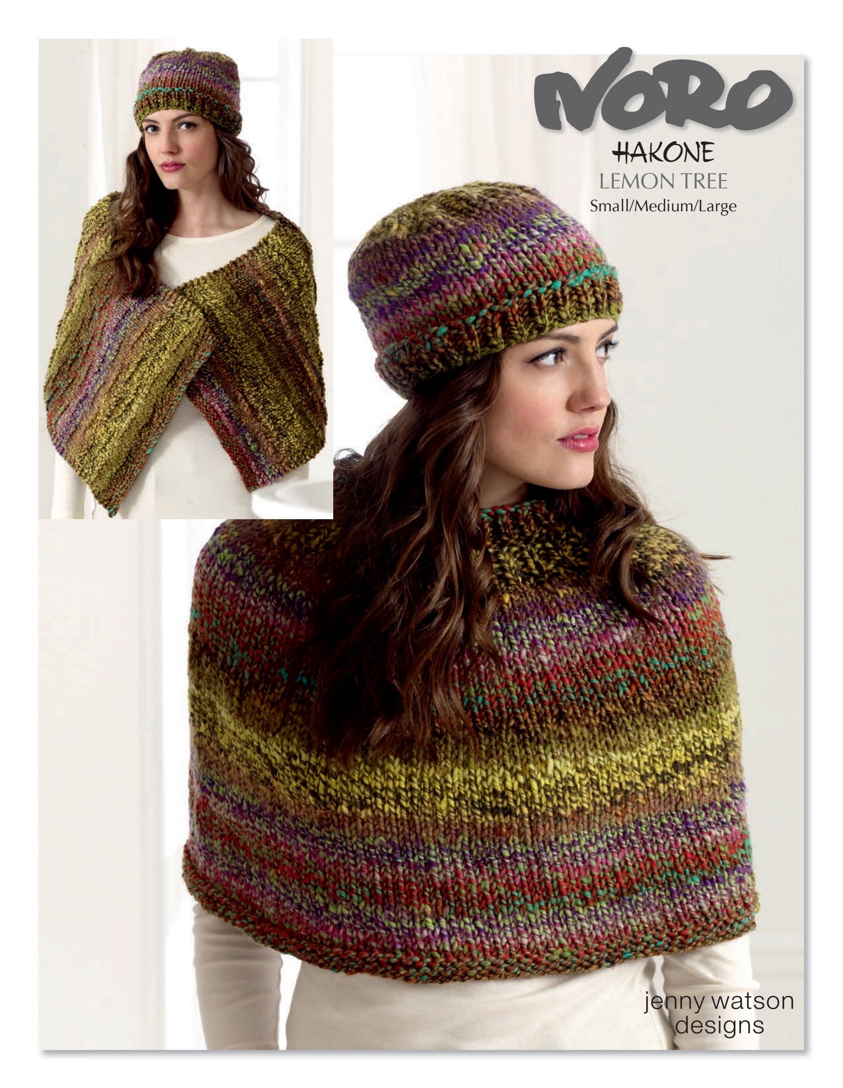 Noro Lemon Tree Cape Knitting Pattern