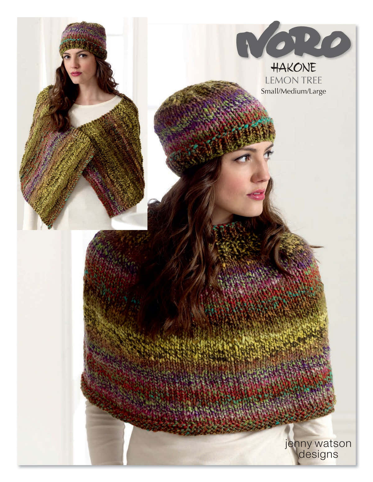 Noro Lemon Tree Cape Knitting Pattern