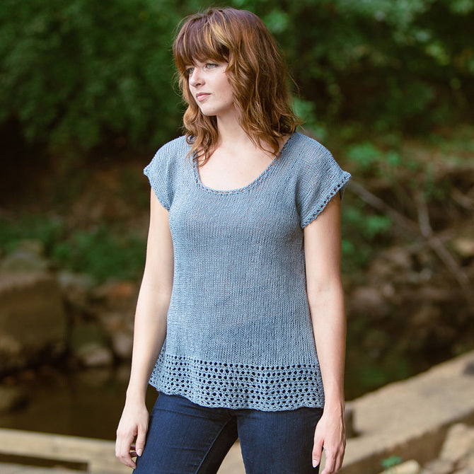 Louet Isidora Tee Jumper Knitting Pattern