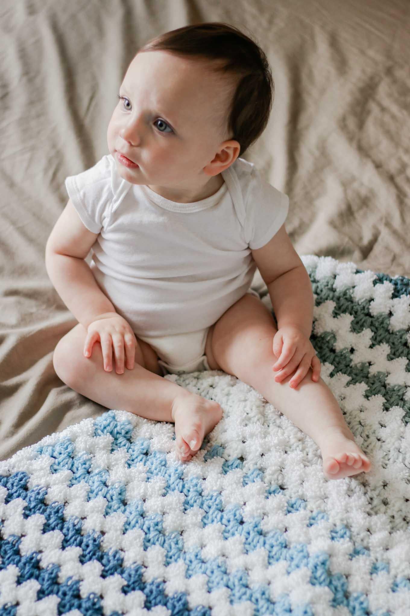 Tributary Baby Blanket