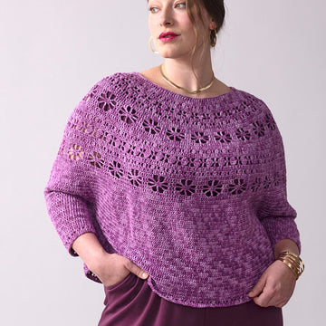 Plum Blossom Pullover Crochet Pattern