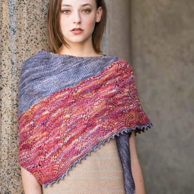 Malabrigo Book 13 Wrap Knitting Pattern