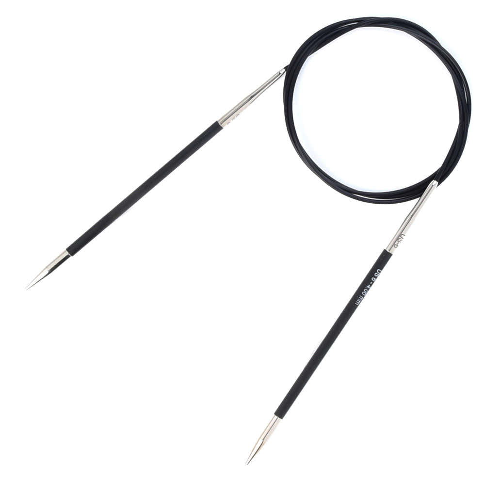 Knitter's Pride Karbonz Fixed Circular Needles 40"
