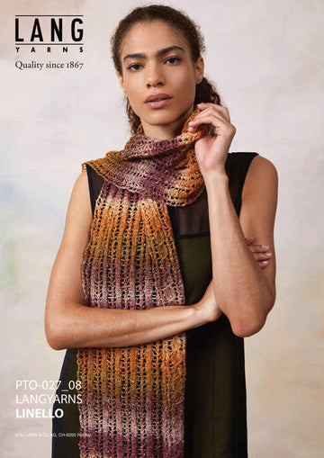 Lang PTO27-08 Scarf Knitting Pattern