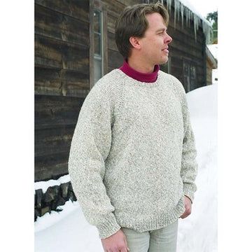 Knitting Pure & Simple 991 Neckdown Pullover For Men Pattern