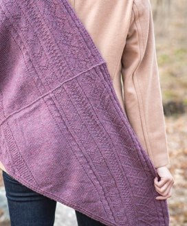 Hanover Shawl Wrap Knitting Pattern