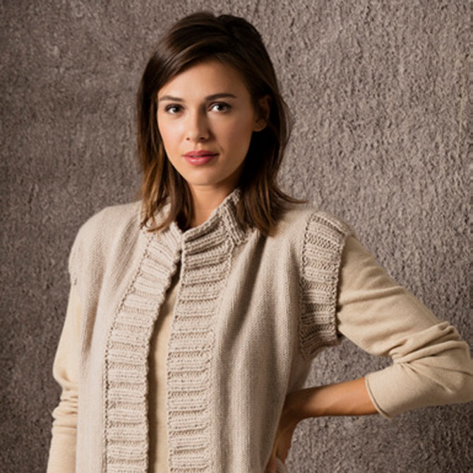 String Beacon Hill Vest Waistcoat Knitting Pattern
