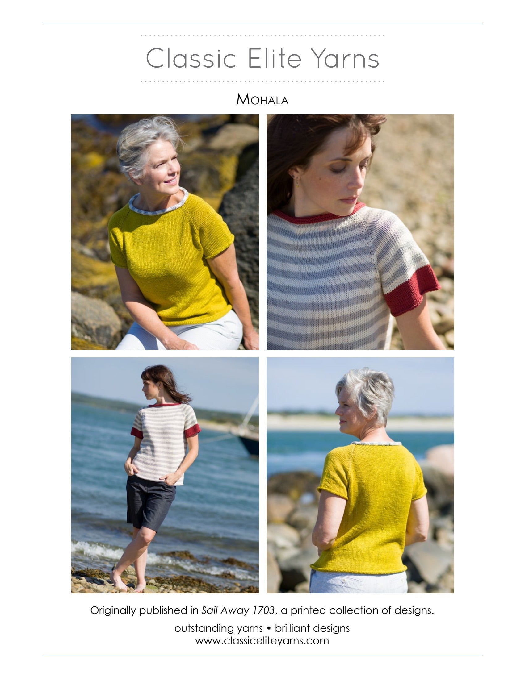 Classic Elite Yarns Mohala Jumper Knitting Pattern
