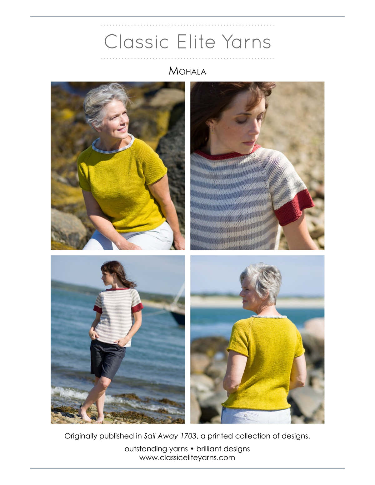 Classic Elite Yarns Mohala Jumper Knitting Pattern