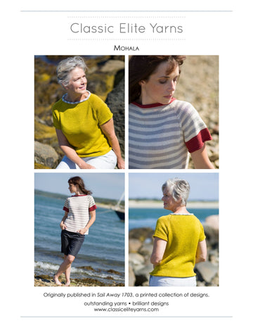 Classic Elite Yarns Mohala Jumper Knitting Pattern
