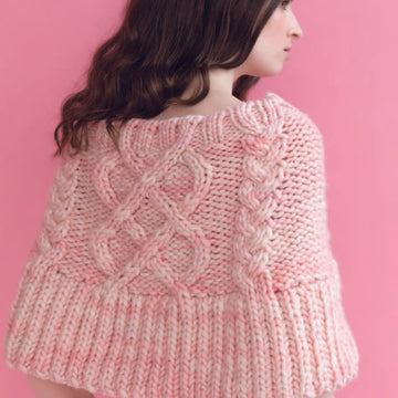 Chambers Poncho in Malabrigo Rasta - PDF