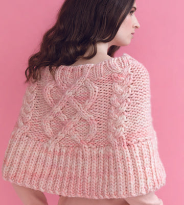 Chambers Poncho in Malabrigo Rasta - PDF