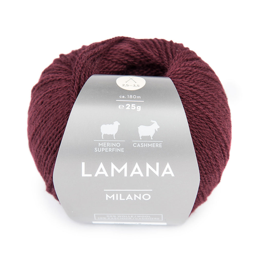 Lamana Milano Yarn - Merino Wool 3 Ply