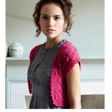 Debbie Bliss Bobble Edged Shrug Knitting Pattern