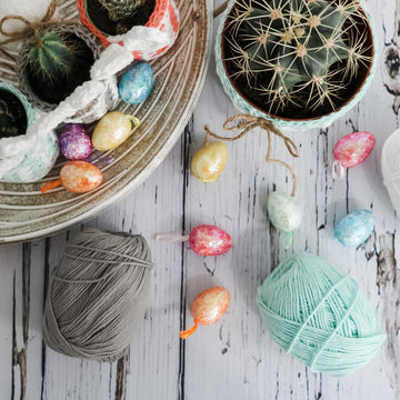 Mosaic Easter Pot Cover