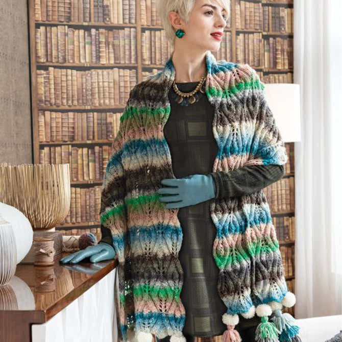 Noro Fiesta Scarf Knitting Pattern