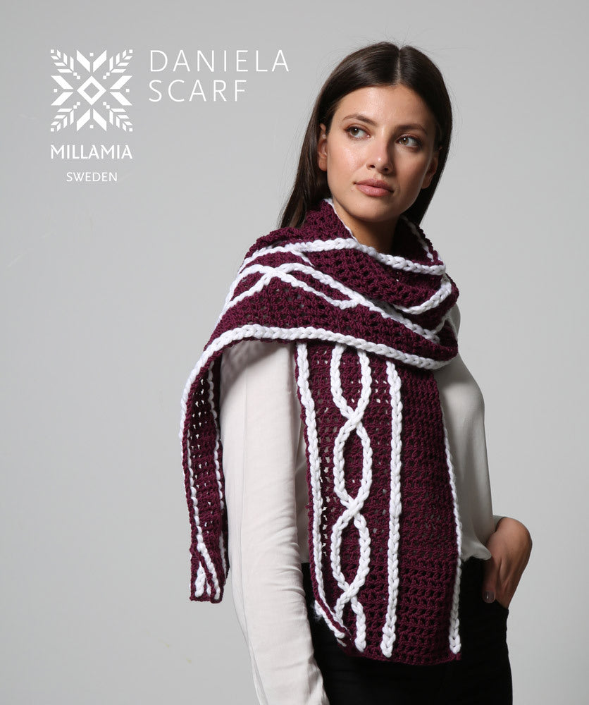 MillaMia Daniela Scarf Crochet Pattern