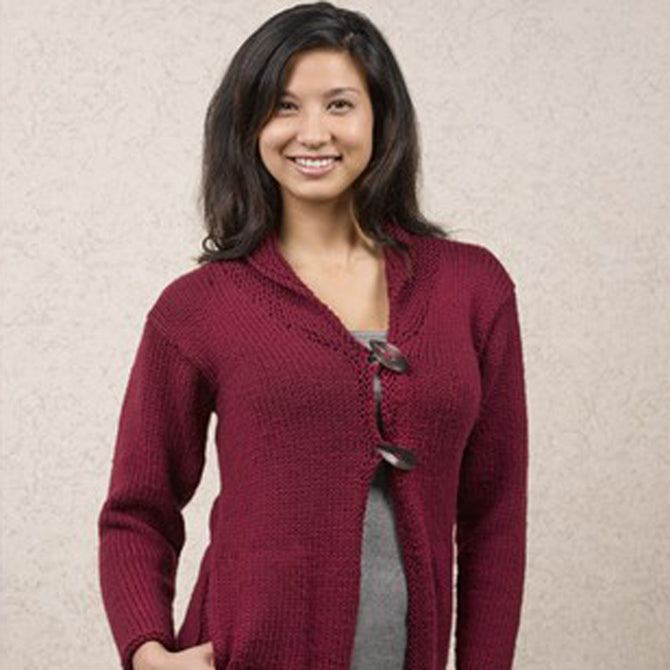 Valley Yarns Prose Cardigan Knitting Pattern