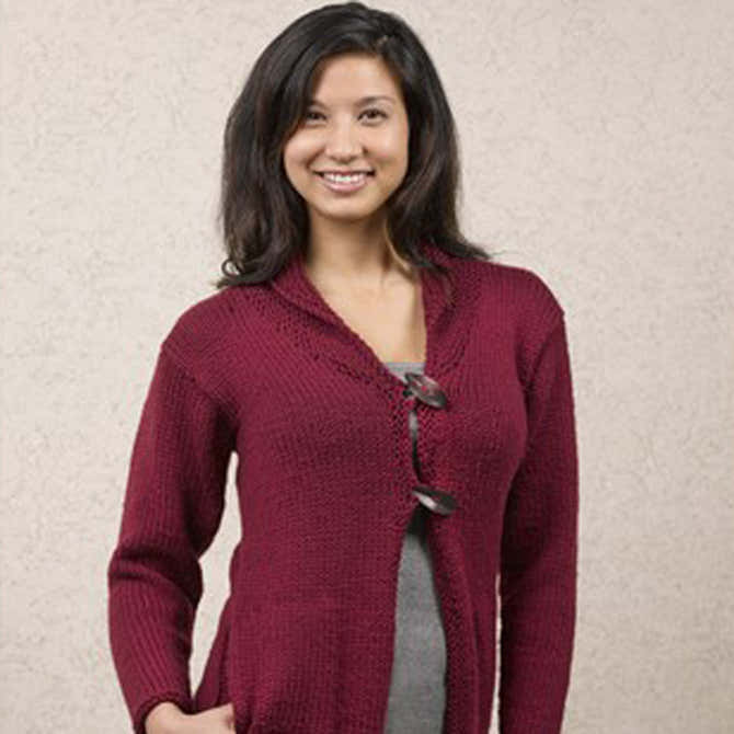 Valley Yarns Prose Cardigan Knitting Pattern