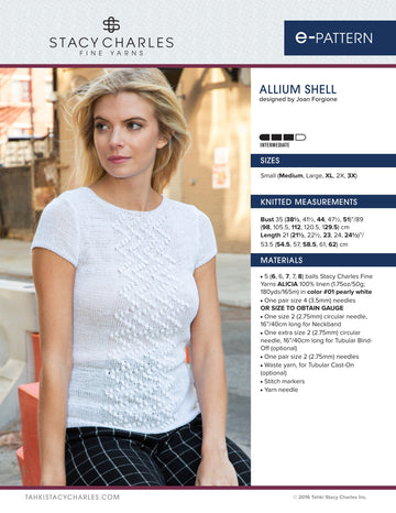 Stacy Charles Fine Yarns Allium Shell PDF