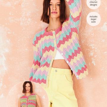 Cardigan & Waistcoat in Stylecraft Cotton Twist DK & Colour Burst DK PDF