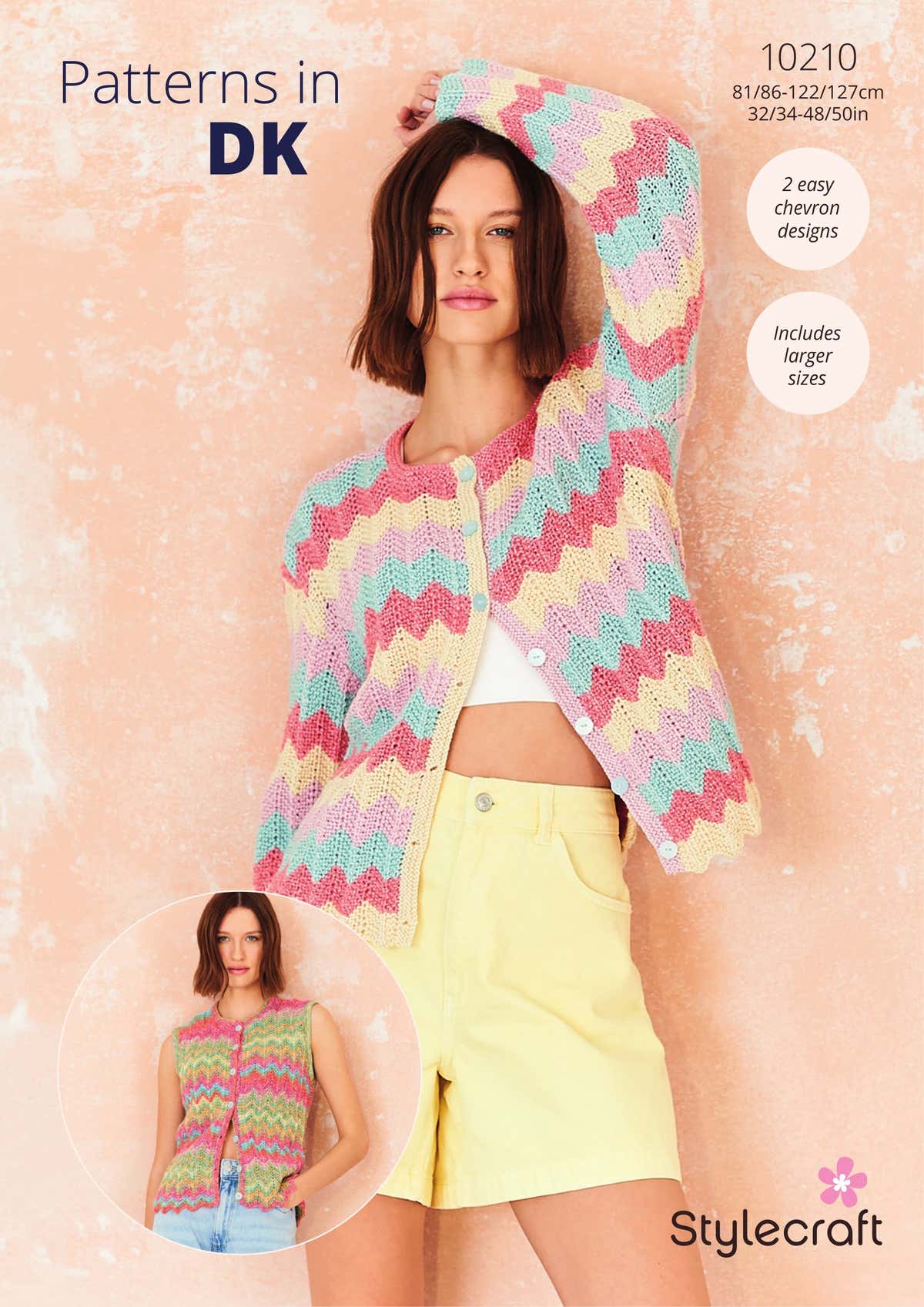 Cardigan & Waistcoat in Stylecraft Cotton Twist DK & Colour Burst DK PDF