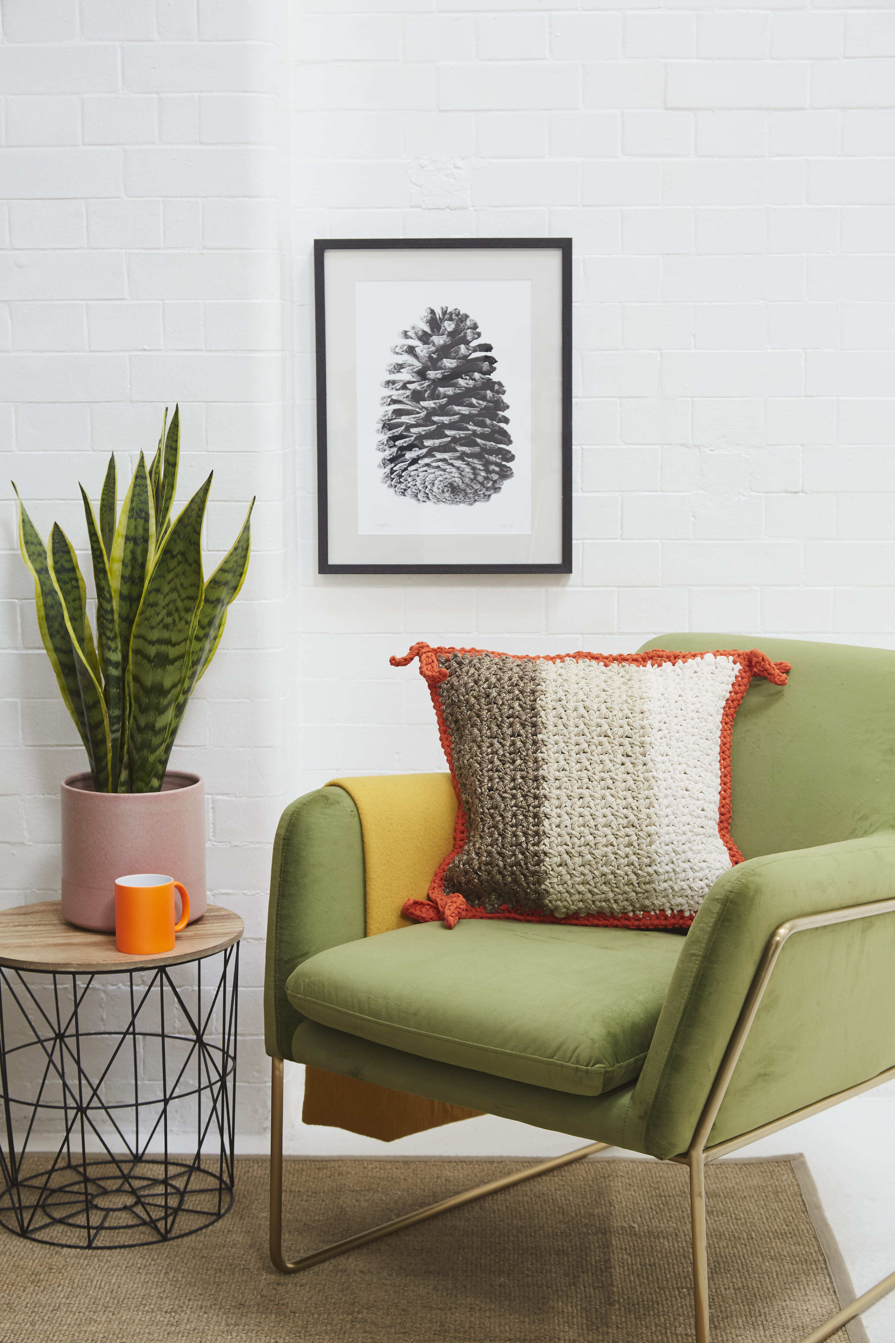 Paintbox Yarns Oh So Ombre Cushion Crochet Pattern