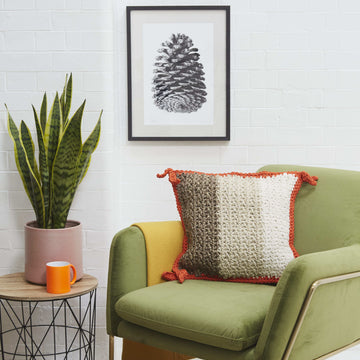 Paintbox Yarns Oh So Ombre Cushion Crochet Pattern