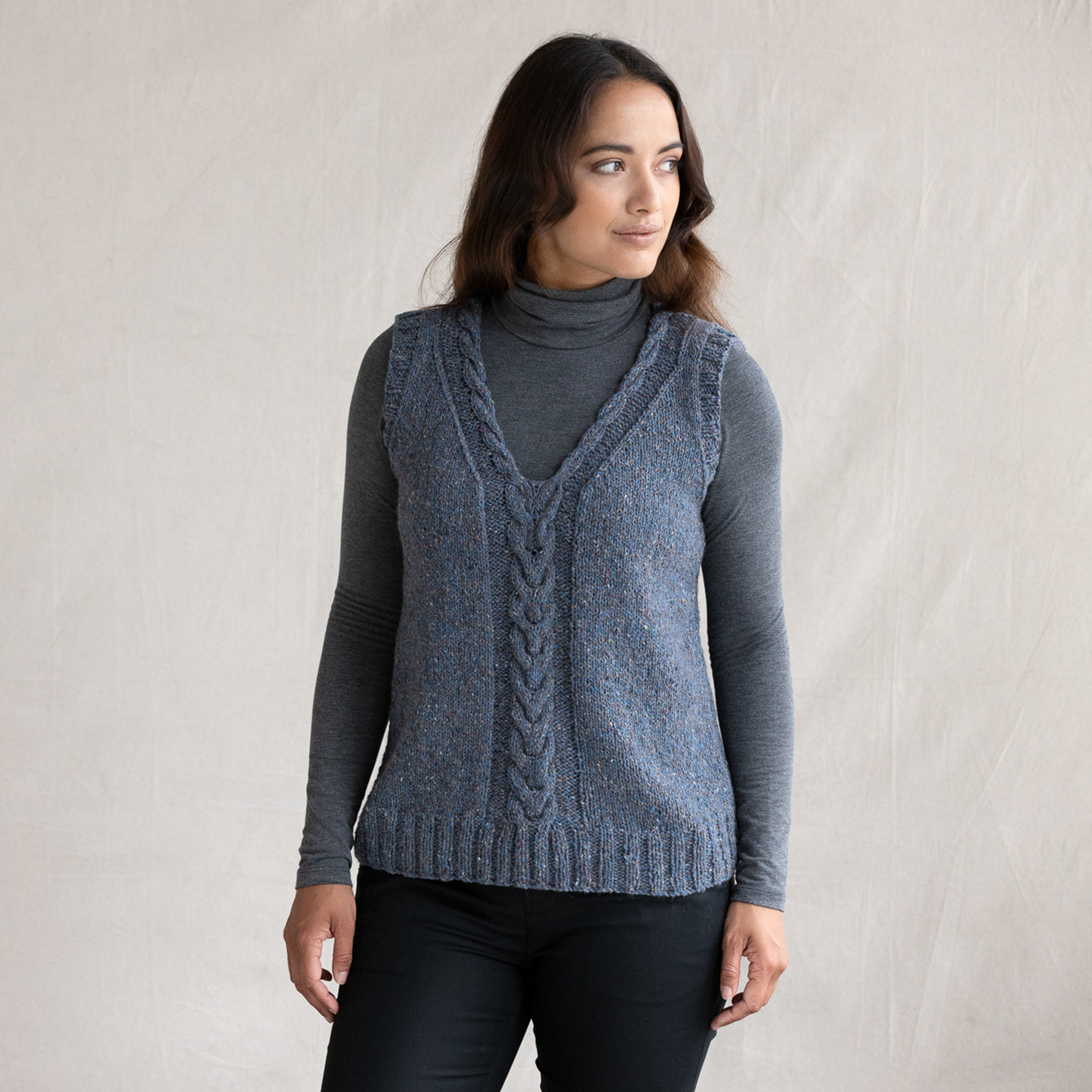String Layla Vest Scarf Knitting Pattern