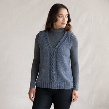 String Layla Vest Scarf Knitting Pattern
