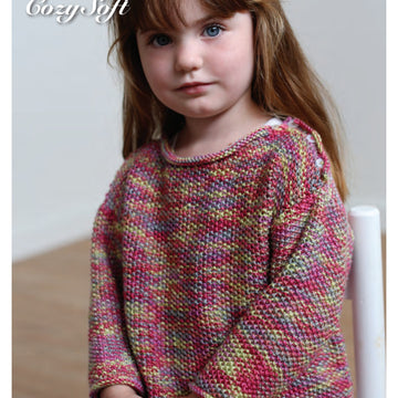 Ella Rae Moss Stitch Sweater Jumper Knitting Pattern